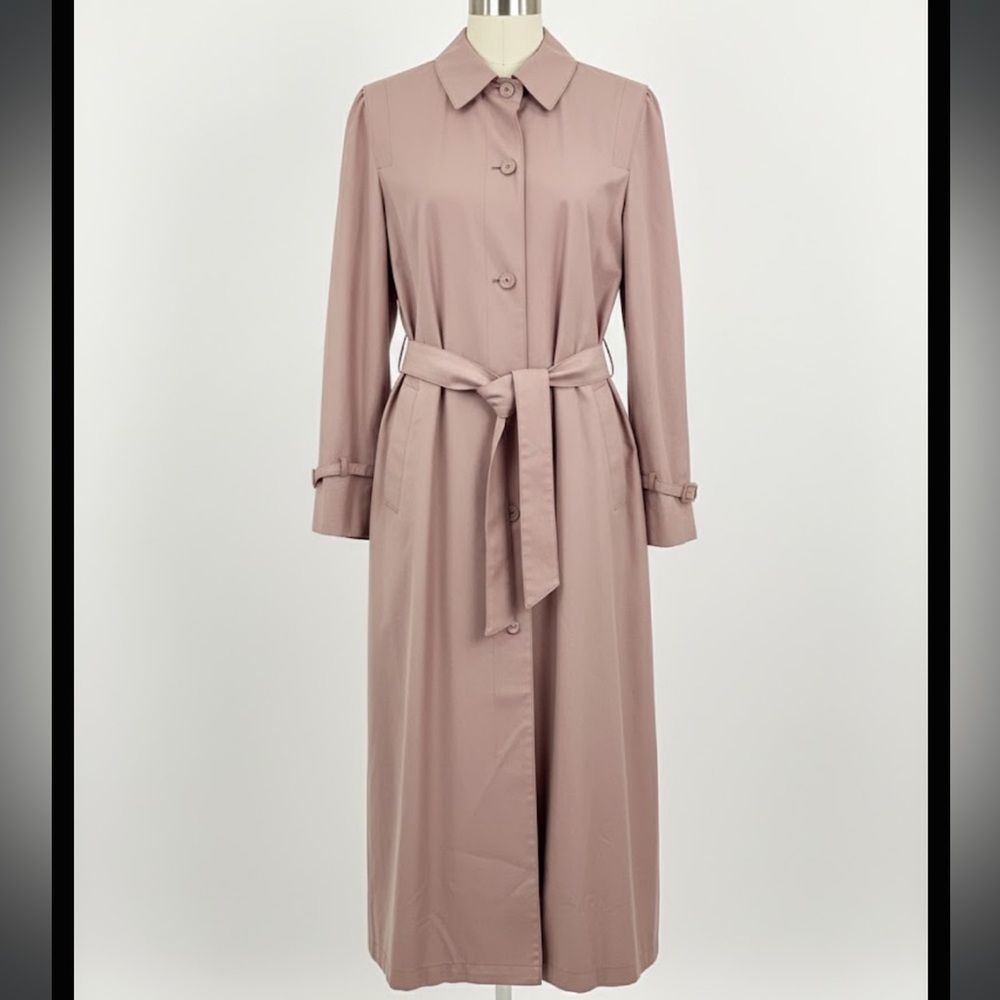 London Fog Trench Coat Women's Size 16 vintage